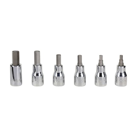 Sk Professional Tools Hex Skt Set Sae 3/8D 6Pc 20316